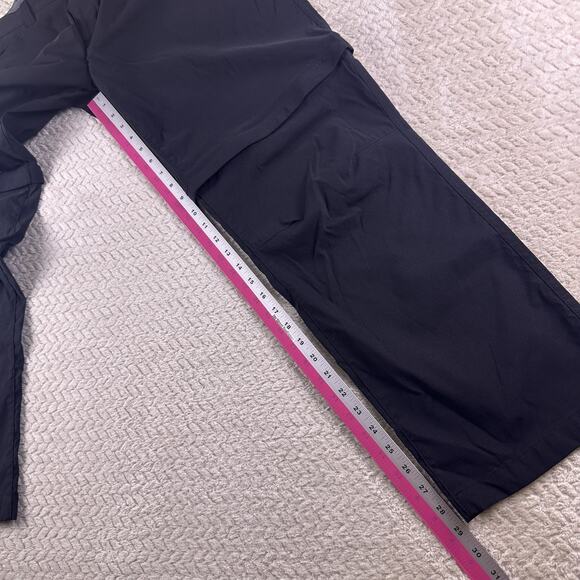 Eddie Bauer Convertible Tech Pants Shorts Men's 40 X 30 Black Lightweight Hiking - Picture 7 of 12